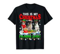 This Is My Christmas Pajama Funny Jack Russell Terrier Dog T-Shirt