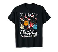This Is My Christmas Pajama Guitar Guitarist Music Lover T-Shirt