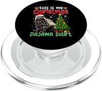 This Is My Christmas Pajama Honey Badger Lover Xmas Lights PopSockets PopGrip for MagSafe