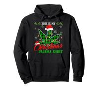 This Is My Christmas Pajama Weed Marijuana Pullover Hoodie