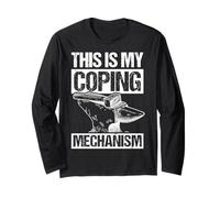 This is My Coping Mechanism Funny Blacksmith Worker Gifts Long Sleeve T-Shirt