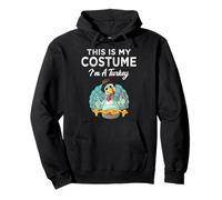 This Is My Costume I'm A Turkey Funny Toddler Thanksgiving Pullover Hoodie