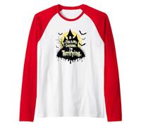 This is My Costume. I'm Terrifying. Spooky Halloween Raglan Baseball Tee, Men, Red/White, XL