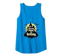 This is My Costume. I'm Terrifying. Spooky Halloween Tank Top, Women, Sapphire, M