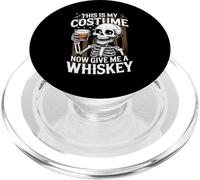 This Is My Costume Whiskey | Funny Skeleton Halloween PopSockets PopGrip for MagSafe