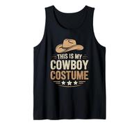 This is My Cowboy Costume Funny Western Men Women Halloween Tank Top
