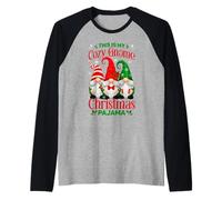 This is My Cozy Gnome Christmas Pajama Men, Women Raglan Baseball Tee