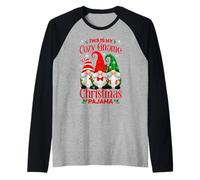 This is My Cozy Gnome Christmas Pajama Men, Women Raglan Baseball Tee