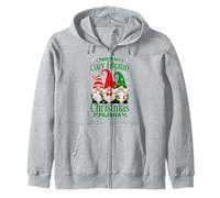 This Is My Cozy Gnome Christmas Pajama Men, Women Zip Hoodie