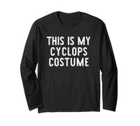 This is My Cyclops Costume Halloween Funny Easy Kids Adult Long Sleeve T-Shirt