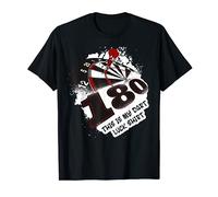 This Is My Dart Luck Shirt Grunge Look 180 Darts Player T-Shirt