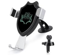 This Is My Design Deer Car Phone Holder Rotatable Mount Dashboard Windshield Air Vent Accessories