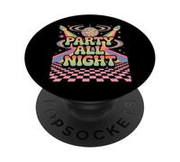 This Is My Disco Costume 1970s Funky Party 70s 60s Groove PopSockets Adhesive PopGrip