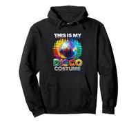 This Is My Disco Costume Rainbow Mirror Ball Party Dance Pullover Hoodie