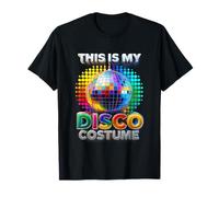This is My Disco Costume Rainbow Mirror Ball Party Dance T-Shirt