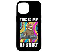 This Is My DJ Shirt Sloth DJ EDM Music Rave Case for iPhone 15