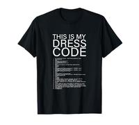 This Is My Dress Code motif T-Shirt