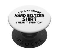 This Is My Drinking Hard Seltzer Funny PopSockets Adhesive PopGrip