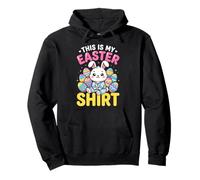 This Is My Easter Day Egg Rabbit Bunny Family Celebration Pullover Hoodie