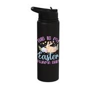 This is My Easter Pajama Shirt Happy Easter Day Stainless Steel Insulated Water Bottle