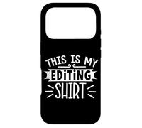 This Is My Editing Shirt for Editors and Filmmaker Case for iPhone 17 Pro