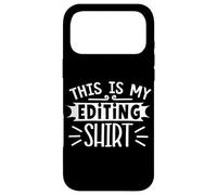 This Is My Editing Shirt for Editors and Filmmaker Case for iPhone 17 Pro Max