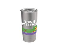 This is My Element Chemistry Science Teacher Laboratory Nerd Stainless Steel Insulated Tumbler