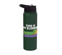 This is My Element Chemistry Science Teacher Laboratory Nerd Stainless Steel Insulated Water Bottle