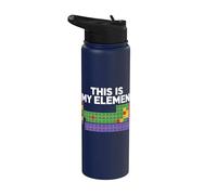 This is My Element Chemistry Science Teacher Laboratory Nerd Stainless Steel Insulated Water Bottle