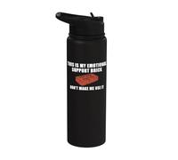 This is My Emotional Support Brick Don't Make me use it Stainless Steel Insulated Water Bottle