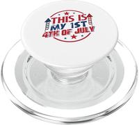 This is My First 4th of July PopSockets PopGrip for MagSafe