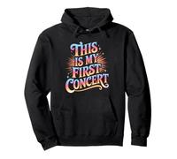 This Is My First Concert Colorful Design Pullover Hoodie
