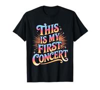This is My First Concert Colorful Design T-Shirt