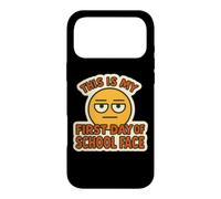 This Is My First Day Of School Face Funny Student Teacher Case for iPhone 17 Pro Max