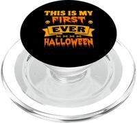 This Is My First Ever Halloween Bone Head Spooky Halloween PopSockets PopGrip for MagSafe