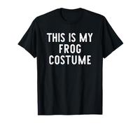 This is My Frog Costume Halloween Funny Easy Kids Adult T-Shirt