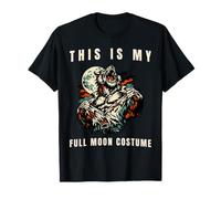 This is My Full Moon Costume Werewolf Ripping Shirt Meme T-Shirt