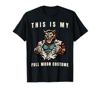 This is My Full Moon Costume Werewolf Ripping Shirt Meme T-Shirt