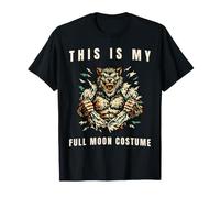 This is My Full Moon Costume Werewolf Ripping Shirt Meme T-Shirt