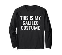 This is My Galileo Costume Halloween Funny Simple Kids Adult Long Sleeve T-Shirt