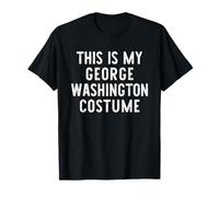 This is My George Washington Costume Halloween Simple Adult T-Shirt