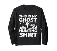 This is My Ghost Hunting Shirt Spooky Halloween Long Sleeve T-Shirt