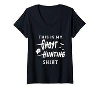 This Is My Ghost Hunting Shirt V-Neck T-Shirt