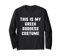 This is My Greek Goddess Costume Halloween Easy Kids Adult Long Sleeve T-Shirt