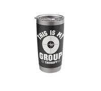 This is My Group Therapy Cool Pro Gun Range Shooting Lovers Stainless Steel Insulated Tumbler