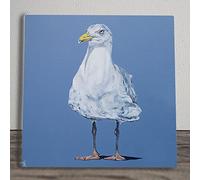 This is my Gull Friend Artwork by Sam Fenner on a Wall Hanging Ceramic Picture Tile