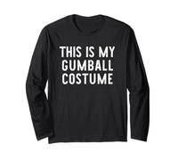 This is My Gumball Costume Halloween Funny Simple Gum-Ball Long Sleeve T-Shirt