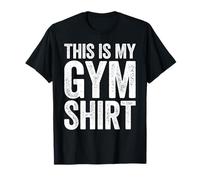 This Is My Gym Shirt Men Women Workout Training T-Shirt