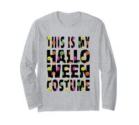 This is My Halloween Costume Colorful Pumpkins Long Sleeve T-Shirt