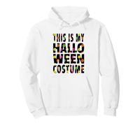 This Is My Halloween Costume Colorful Pumpkins Pullover Hoodie